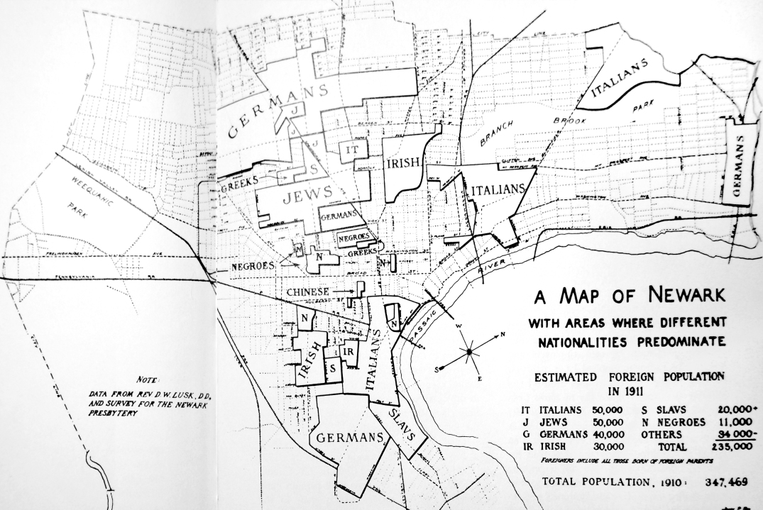 1911 Demographic Map