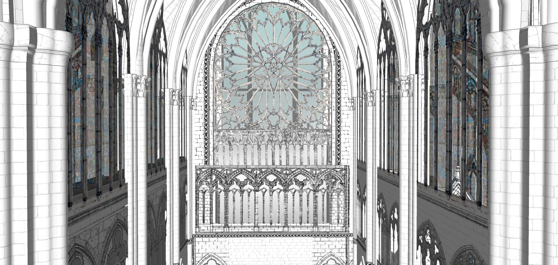 Amiens cathedral ww1 picture