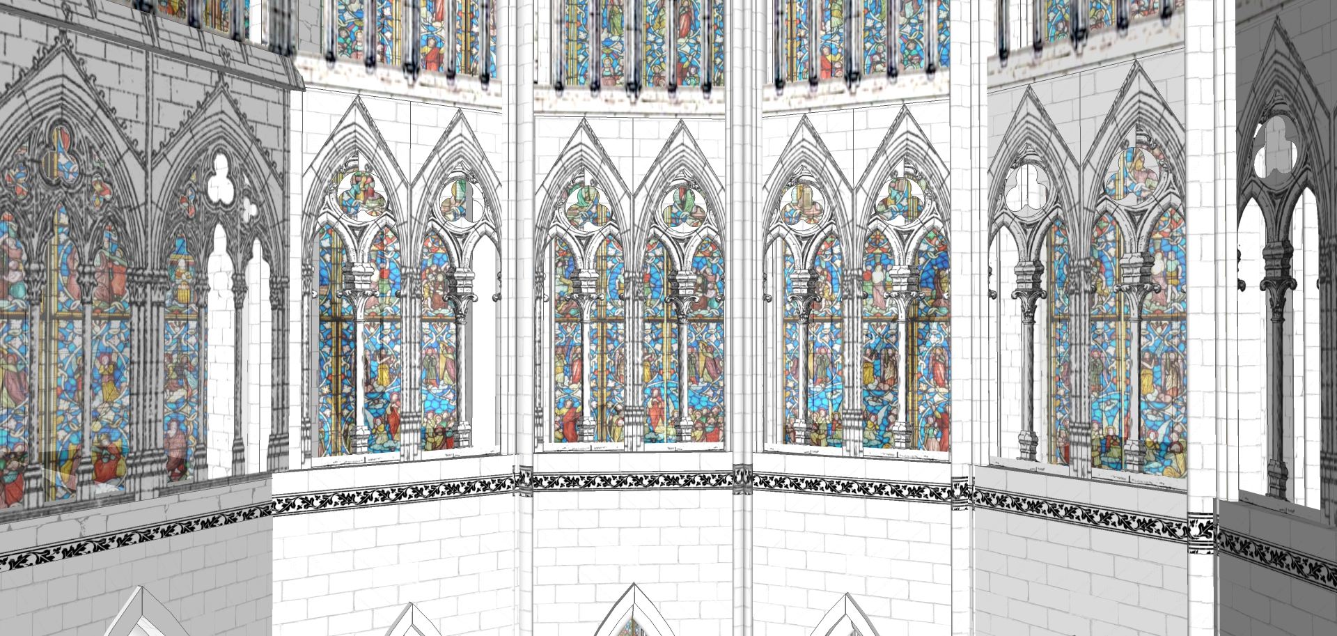 End of the 12th century cathedral amiens image picture