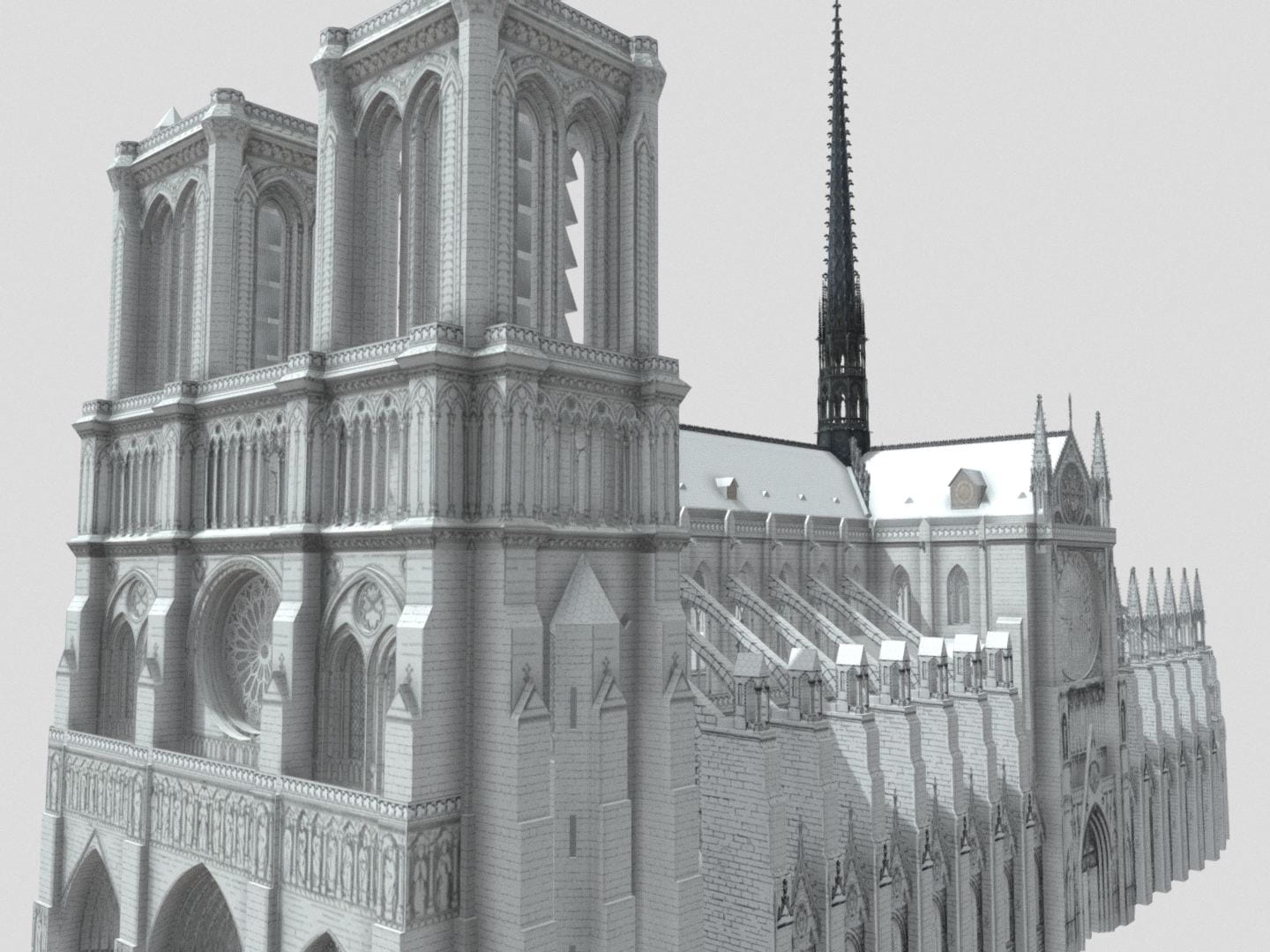 Notre-Dame of Paris Construction Sequence – Myles Zhang
